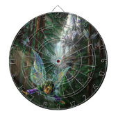 Forest Fairies en Waterfall Castle Dartbord (Voorkant)