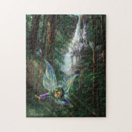 Forest Fairies en Waterfall Castle Legpuzzel