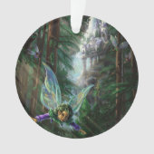 Forest Fairies en Waterfall Castle Ornament (voorkant)