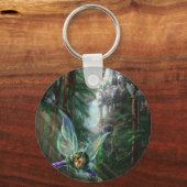 Forest Fairies en Waterfall Castle Sleutelhanger (Voorkant)