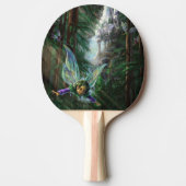 Forest Fairies en Waterfall Castle Tafeltennisbatje (Voorkant)