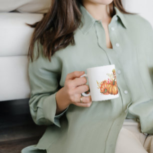 Forest Fairy & Autumn Pumpkin Bouquet Koffiemok