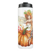 Forest Fairy & Autumn Pumpkin Bouquet Thermosbeker (Voorkant)