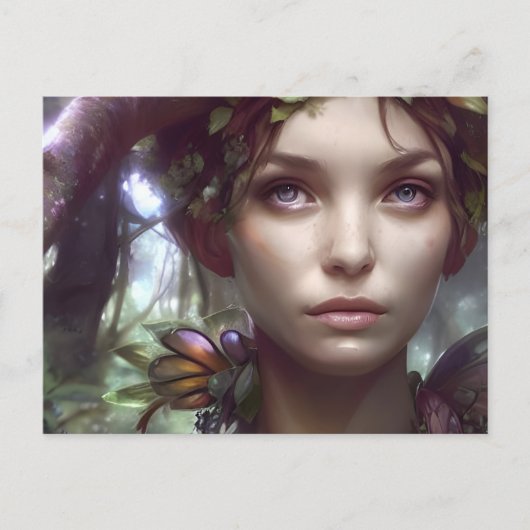 Forest Fairy Briefkaart (Voorkant)