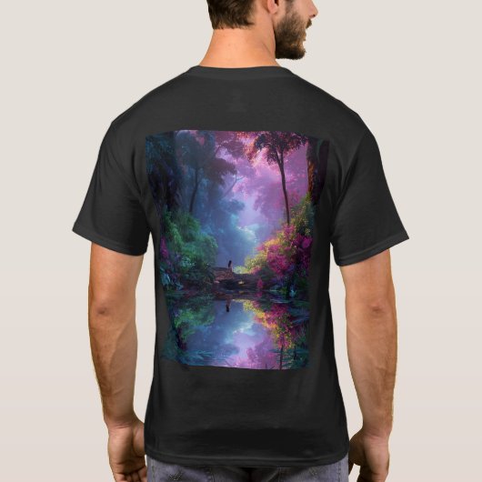 Forest Fairy by the Lake T-shirt (Achterkant)