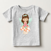 Forest Fairy, Cute Fairy, Brown Hair, paddenstoel