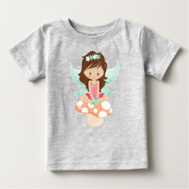 Forest Fairy, Cute Fairy, Brown Hair, paddenstoel