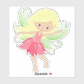 Forest Fairy, Cute Fairy, Magic Fairy, Blonde Hair Sticker (Vel)