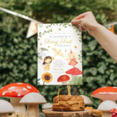 Forest Fairy Eerste Verjaardag Paddestoel Woodland Kaart