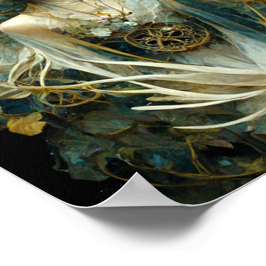 Forest Fairy Fae Fantasy Art Poster (Hoek)