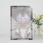 Forest Fairy Gothic Stationery Briefpapier (Staand voorkant)