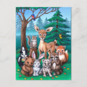 Forest Family Briefkaart (Voorkant)