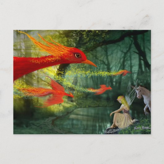 Forest Fantasy 1 Briefkaart (Voorkant)