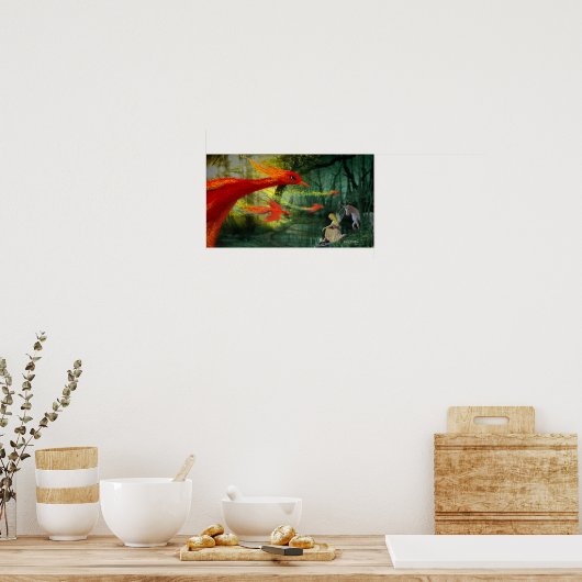 Forest Fantasy 1 Poster (Keuken)