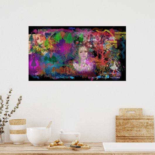 Forest Fantasy Poster (Keuken)