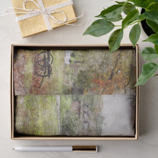 Forest Farmhouse Plus Wagon Tissuepapier (Geschenk)