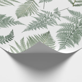 Forest Fern Fronds Greenery Botanical Cadeaupapier
