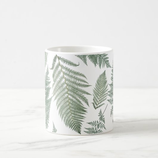 Forest Fern Fronds  Greenery Botanical Koffiemok (Center)