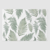 Forest Fern Fronds  Greenery Botanical Tissuepapier (Voorkant)