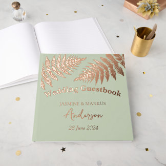 Forest  Ferns Outdoors Wedding Gastenboek