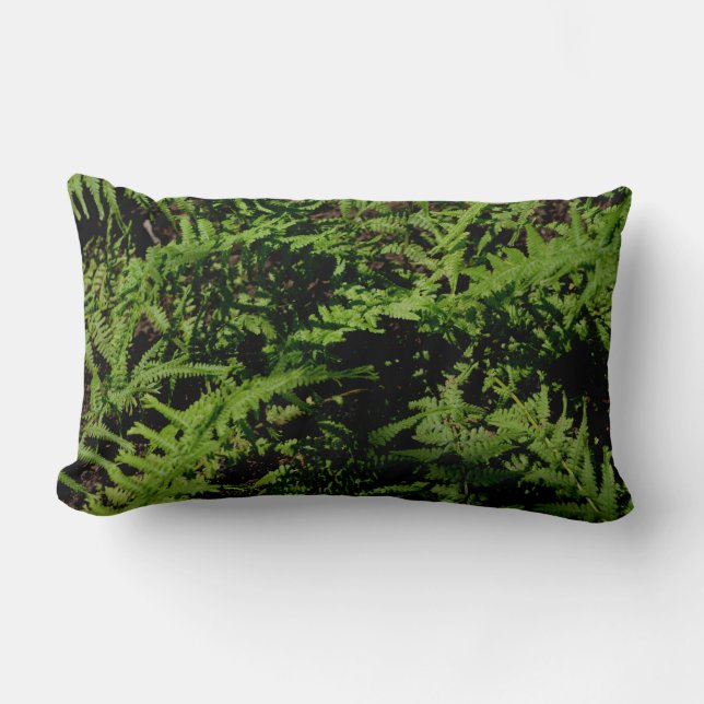 Forest Ferns rustic boho greenery Kussen (Voorkant)
