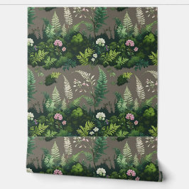Forest Ferns & Wildflowers Peel and Stick Behang