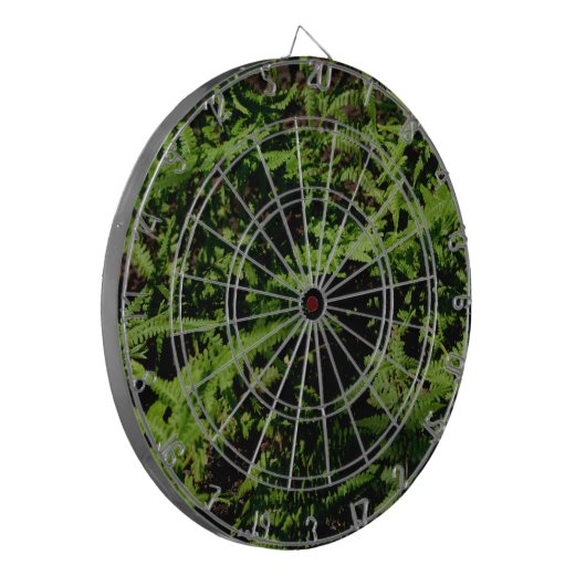 Forest Floor Ferns Dartbord (Voorkant Links)