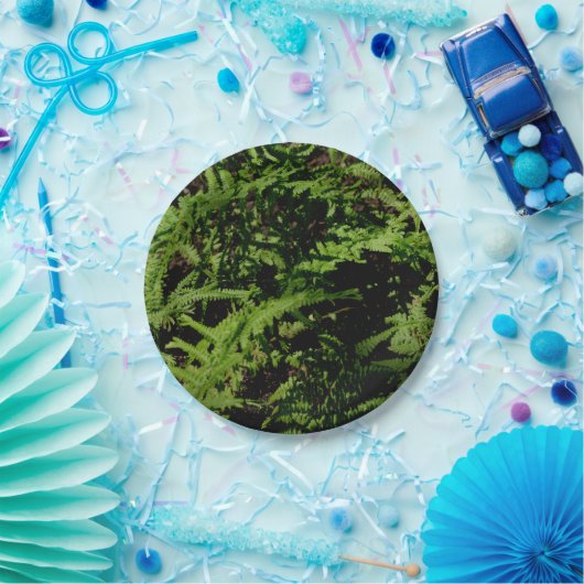 Forest Floor Ferns Papieren Bordje (Feest)