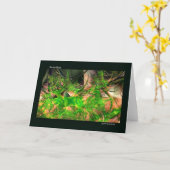 Forest Floor Fractal Art Notecards Kaart (Gele Bloem)
