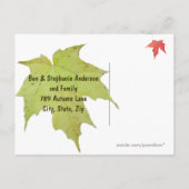 Forest Floor Nieuw adres Sjabloon (Achterkant)