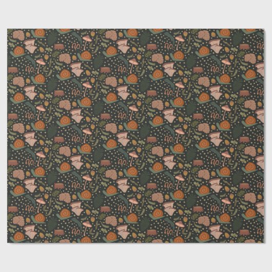 Forest Floor Pattern Cadeaupapier (Vlak)