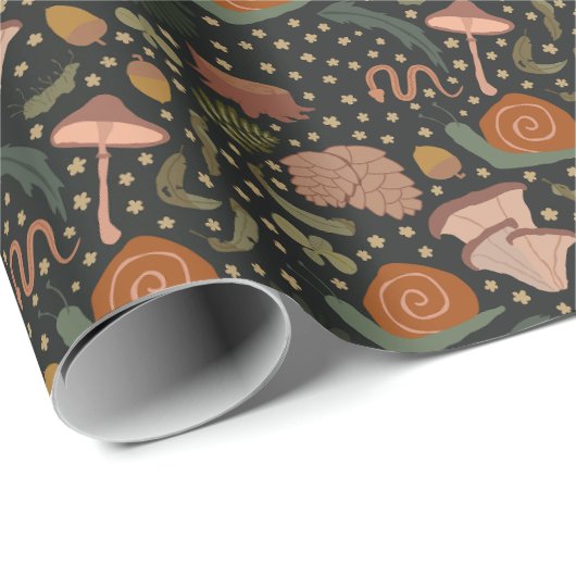 Forest Floor Pattern Cadeaupapier (Rol Hoek)
