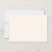 Forest Floral Fern Wedding RSVP Kaartje (Achterkant)