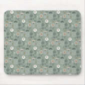 Forest Floral Sage Green Muismat (Voorkant)