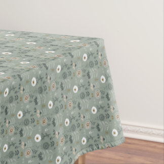 Forest Floral Sage Green Tafelkleed