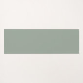 Forest Floral Sage Green Yogamat (Achterkant (horizontaal))