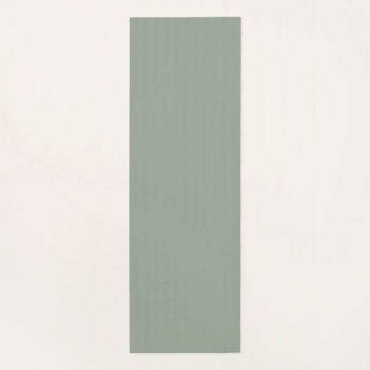 Forest Floral Sage Green Yogamat (Achterkant)