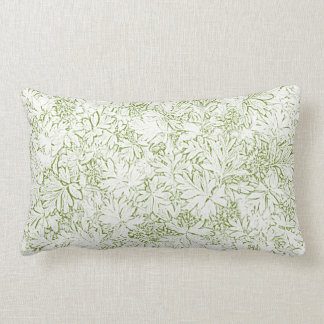 Forest Floral Two Tone Green White © Sandy Long Kussen
