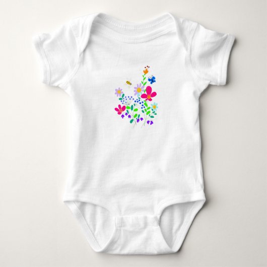 Forest flowers romper (Voorkant)