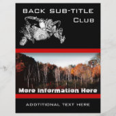 Forest Flyer of Bird Event Business Flyer (Achterkant)