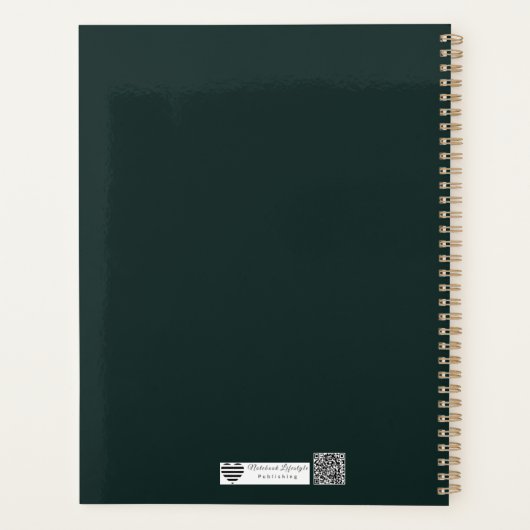 Forest Focus Geometric Outline Cover Planner (Achterkant)