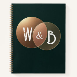 Forest Focus Geometric Outline Notitieboek