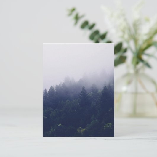 Forest Fog Briefkaart (Staand voorkant)