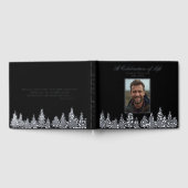 Forest Folie Funeral Guest Book Viering van het le Gastenboek (Volledig)