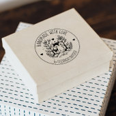 Forest Fox, aangepast handgemaakt met liefde, Rubberstempel