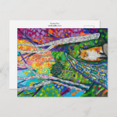 Forest Fox Briefkaart (Voorkant / Achterkant)