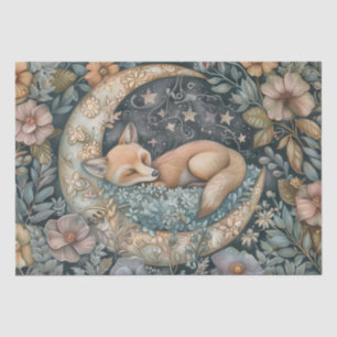 Forest Fox Cottagecore William Morris Decoupage Tissuepapier