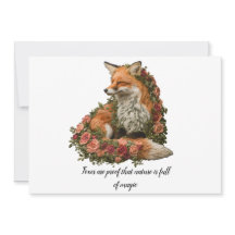 Forest Fox geborduurd. Vossen zijn het bewijs dat 