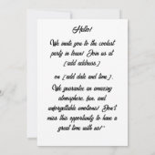 Forest Fox geborduurd. Vossen zijn het bewijs dat  Kaart (Achterkant)