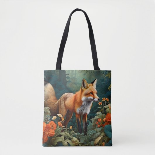 Forest Fox Tote Bag (Voorkant)